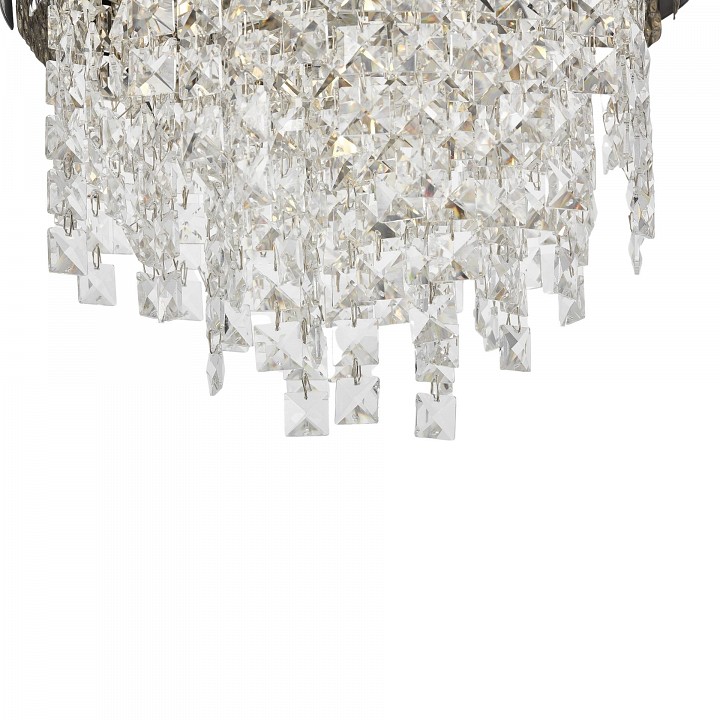 Подвесная люстра LUMINA DECO Kruvia LDP 7045-400 BK+CHR, фото 4