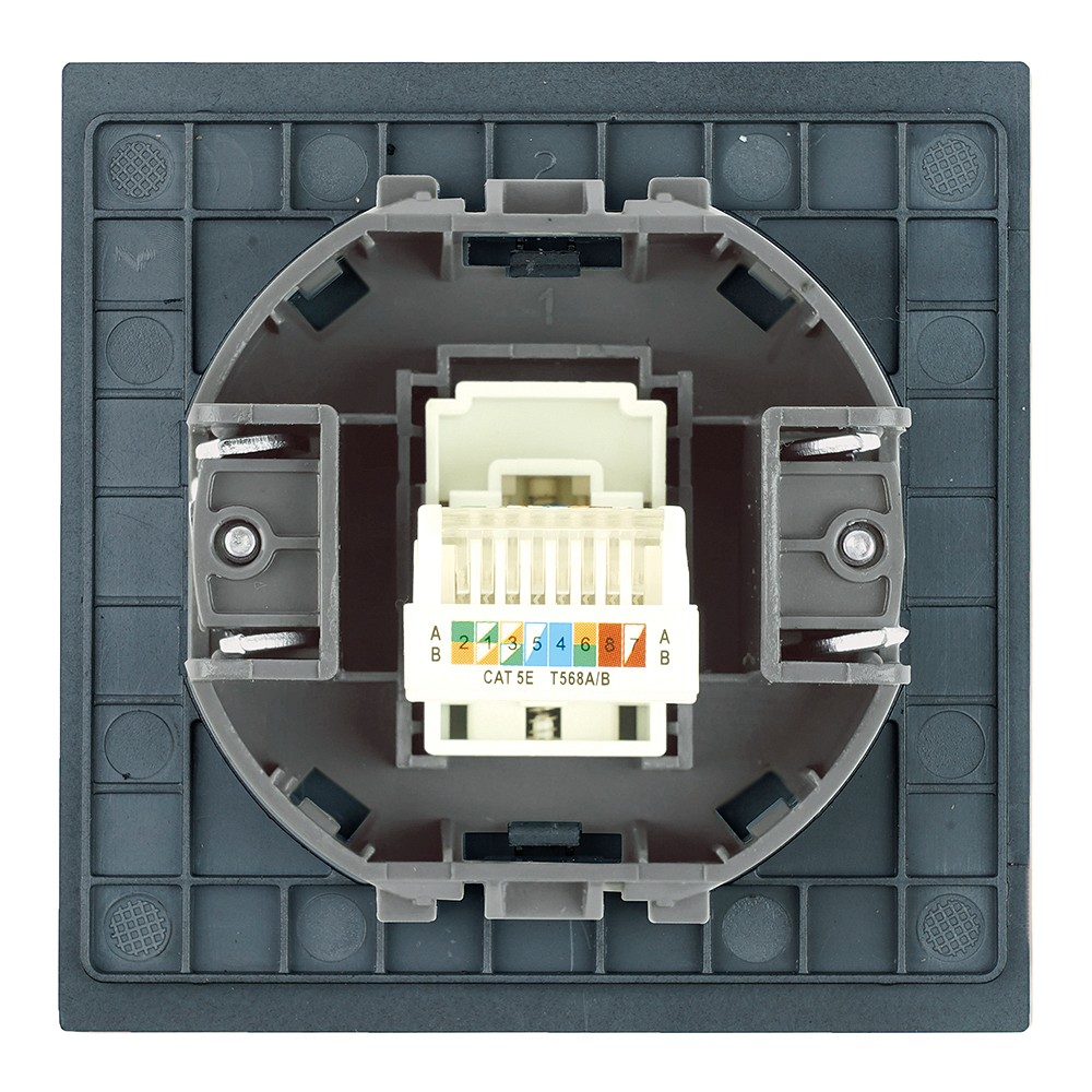 Розетка Ethernet RJ-45 без рамки Stekker Мия 50450, фото 5