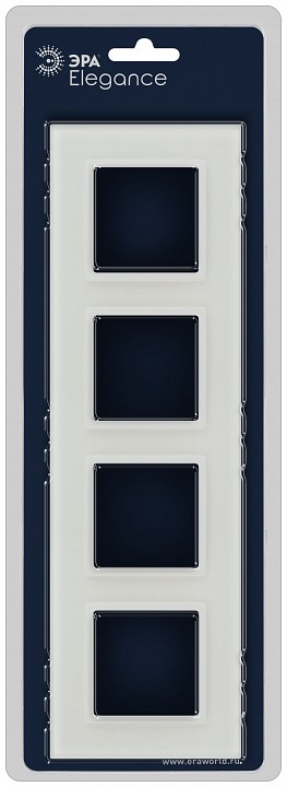 Рамка на 4 поста Эра Эра Elegance 14-5104-01М, фото 3