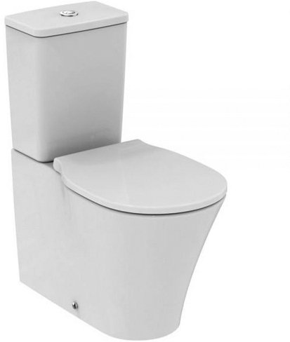 E013701 CONNECT AIR AquaBlade® Напольный пристенный унитаз для монтажа с бачком, горизонтальный выпуск, фото 1