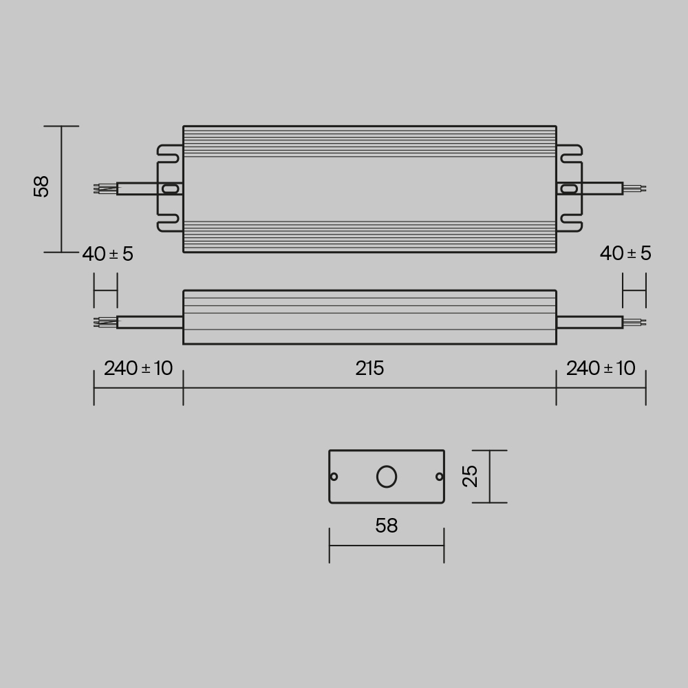 Источник напряжения Technical PSL008-100W-48V-IP67, фото 7