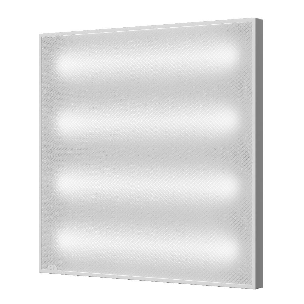 STP-A-1001-P-36-65K-40-A Св-к ДВО ST Luce STANDART IP40 595*595*40 мм 36Вт 4200лм 6500К призма(Армст Коммерческое освещение, фото 3