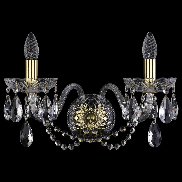 Бра Bohemia Ivele Crystal 1400 1402B/2/195XL/G, фото 2
