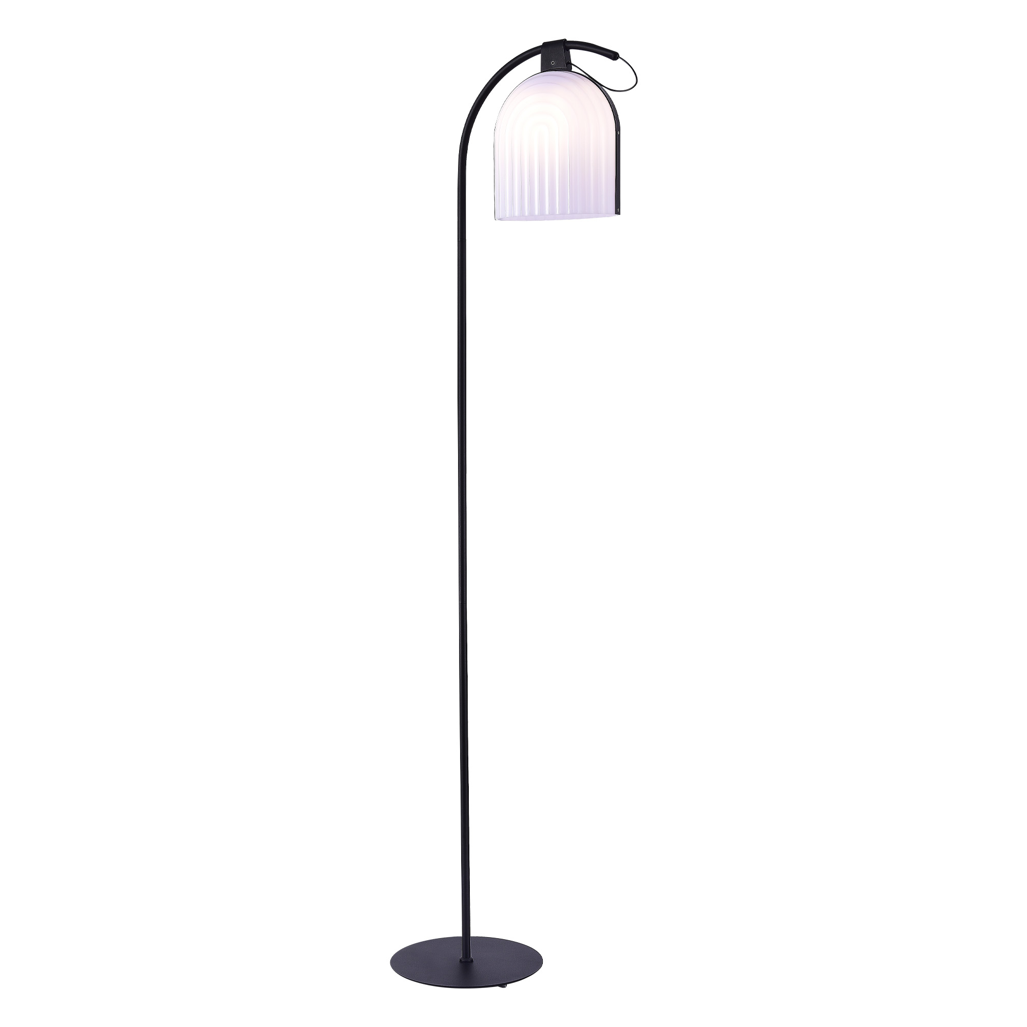 SL1302.405.01 Торшер ST-Luce Черный/Белый E27 LED 1*7W АЙРЕ