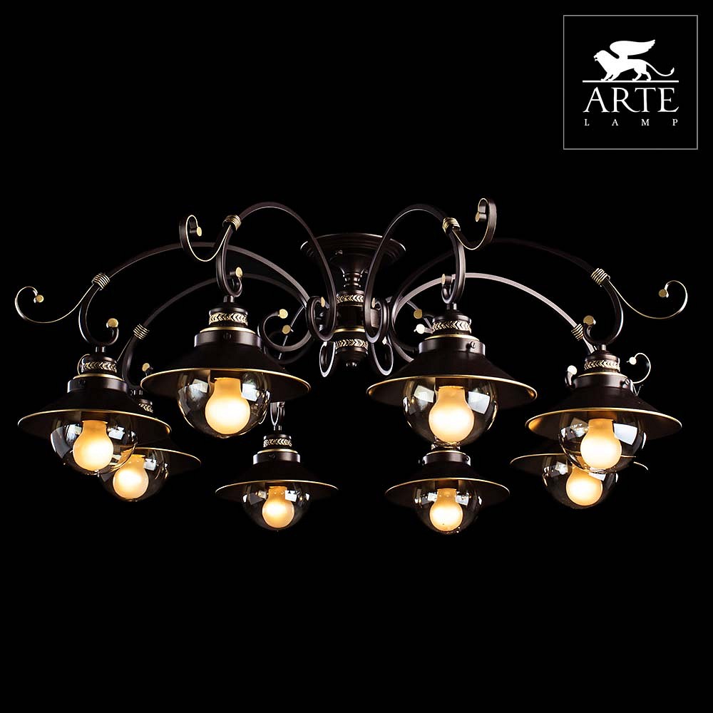 Потолочная люстра Arte Lamp Grazioso A4577PL-8CK, фото 3