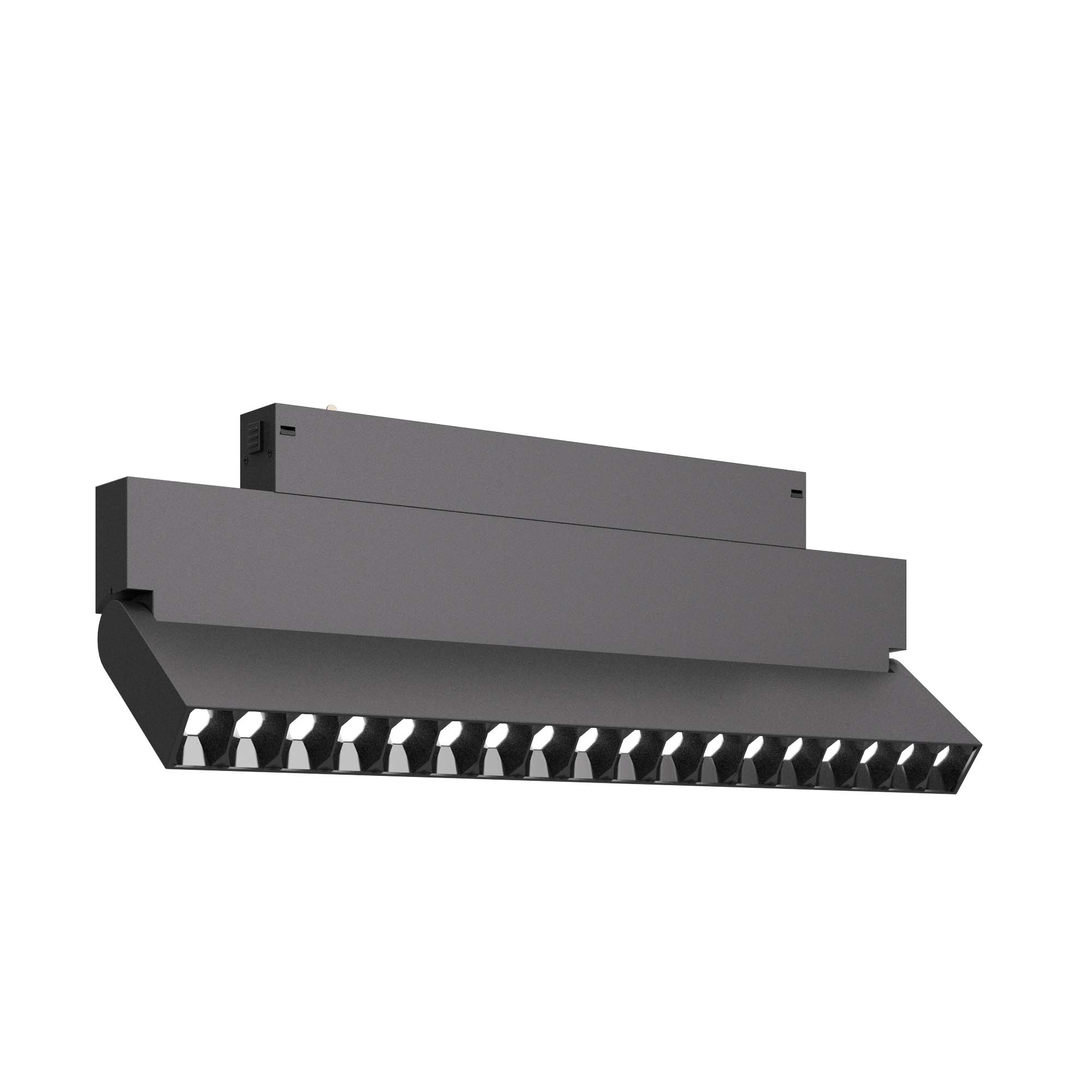 ST686.496.18 Св-к трек. SMART Черный LED 1*18W 3000K/4000K/5000K 1 470Lm Ra>90 34° IP20 L370xW26xH13 СКАЙЛАЙН 220V