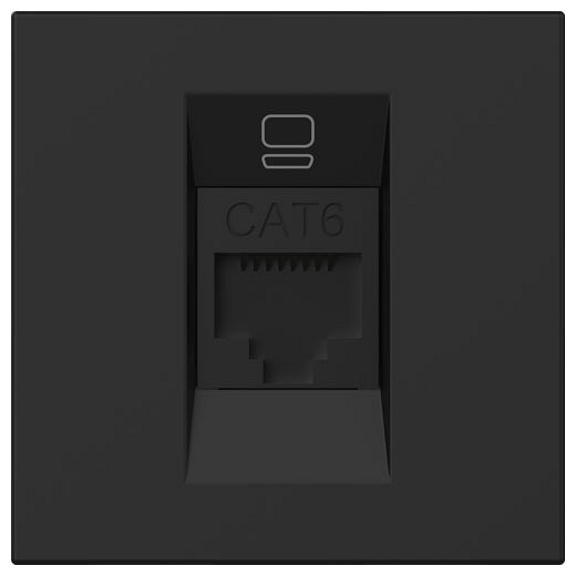 Розетка Ethernet RJ-45 без рамки Elbi Eleсtriс Moda Vox 611-044832-247, фото 3