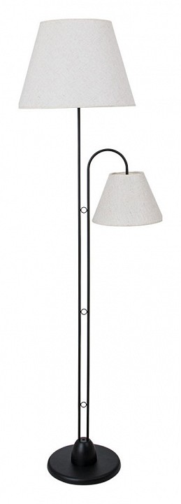 Торшер с подсветкой Arte Lamp Alea A5068PN-2BK, фото 2