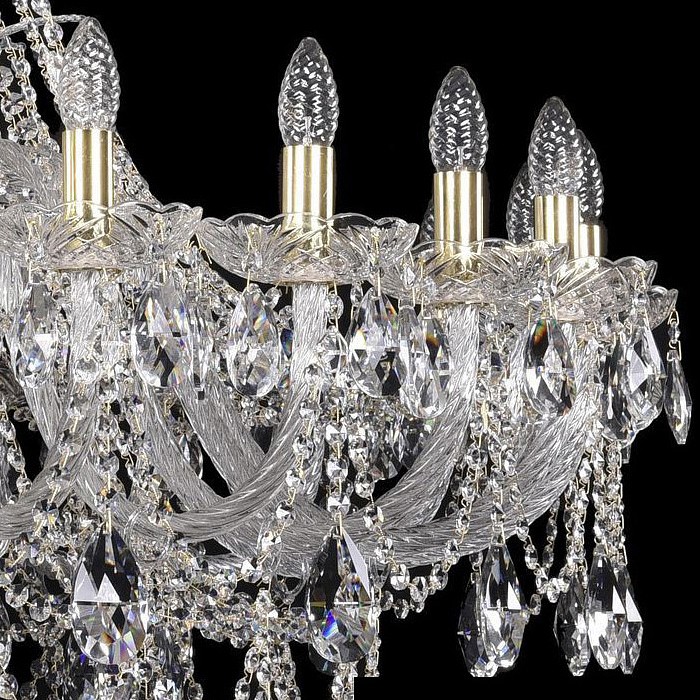 Подвесная люстра Bohemia Ivele Crystal 1411 1411/24/460/G, фото 3