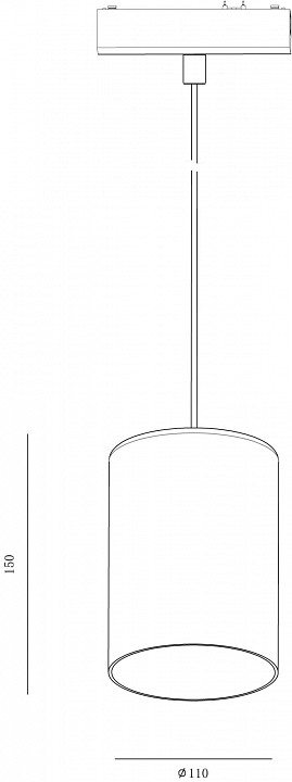 Подвесной светильник SWG PRO SLIM P-SLIM-150GLBL-6-CCT, фото 2