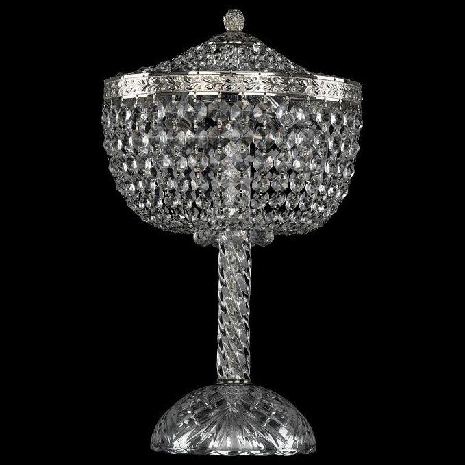 Настольная лампа декоративная Bohemia Ivele Crystal 1928 19281L4/25IV Ni, фото 2
