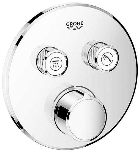 29145000 Grohtherm SmartControl Внешняя часть смесителя на 2 выхода, хром, фото 2
