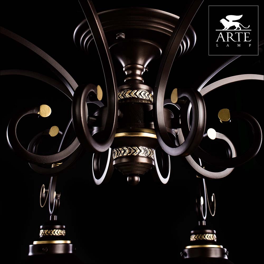 Потолочная люстра Arte Lamp Grazioso A4577PL-8CK, фото 5