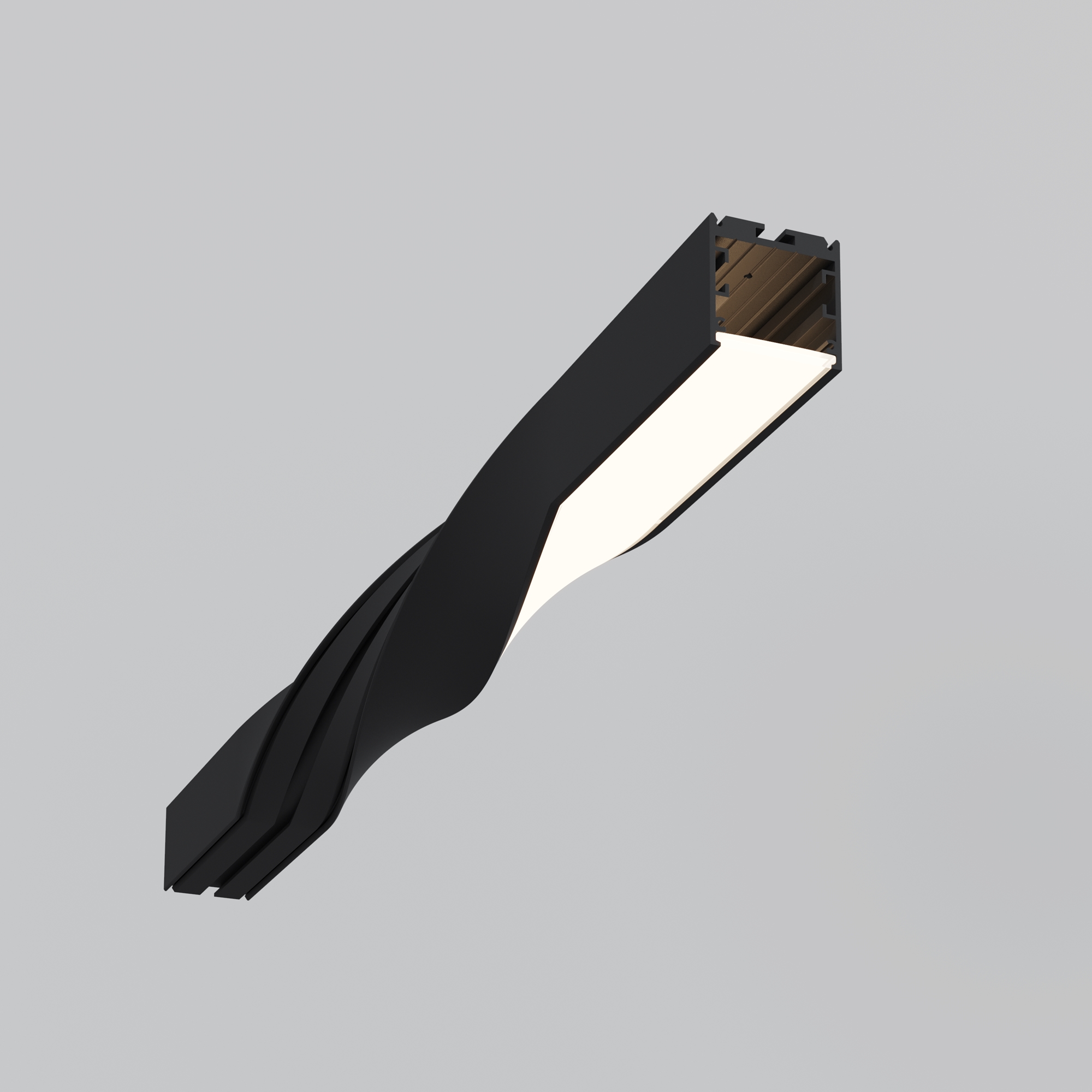 Профиль Led Strip ALM-3535R-B-T-180°-0.5M, фото 4