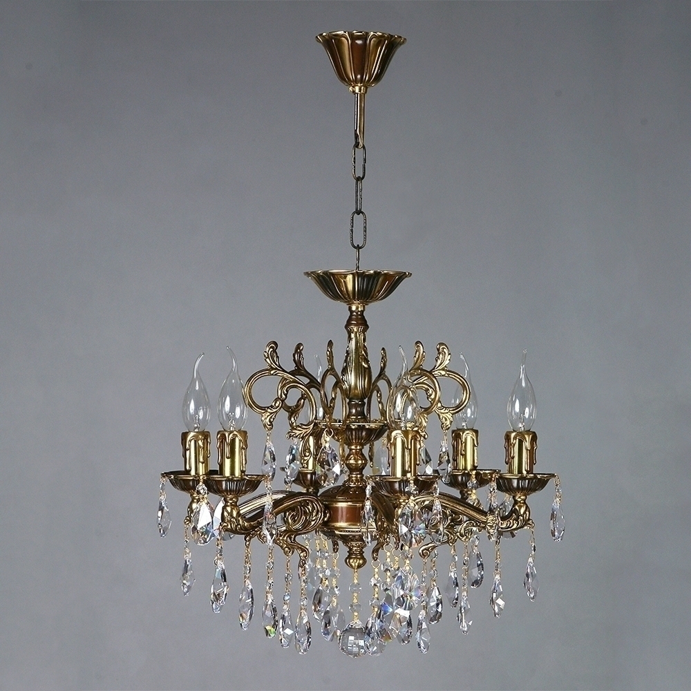 Люстра MANTRA Leon Ambiente 6L 2128/6 PB Tear Drop