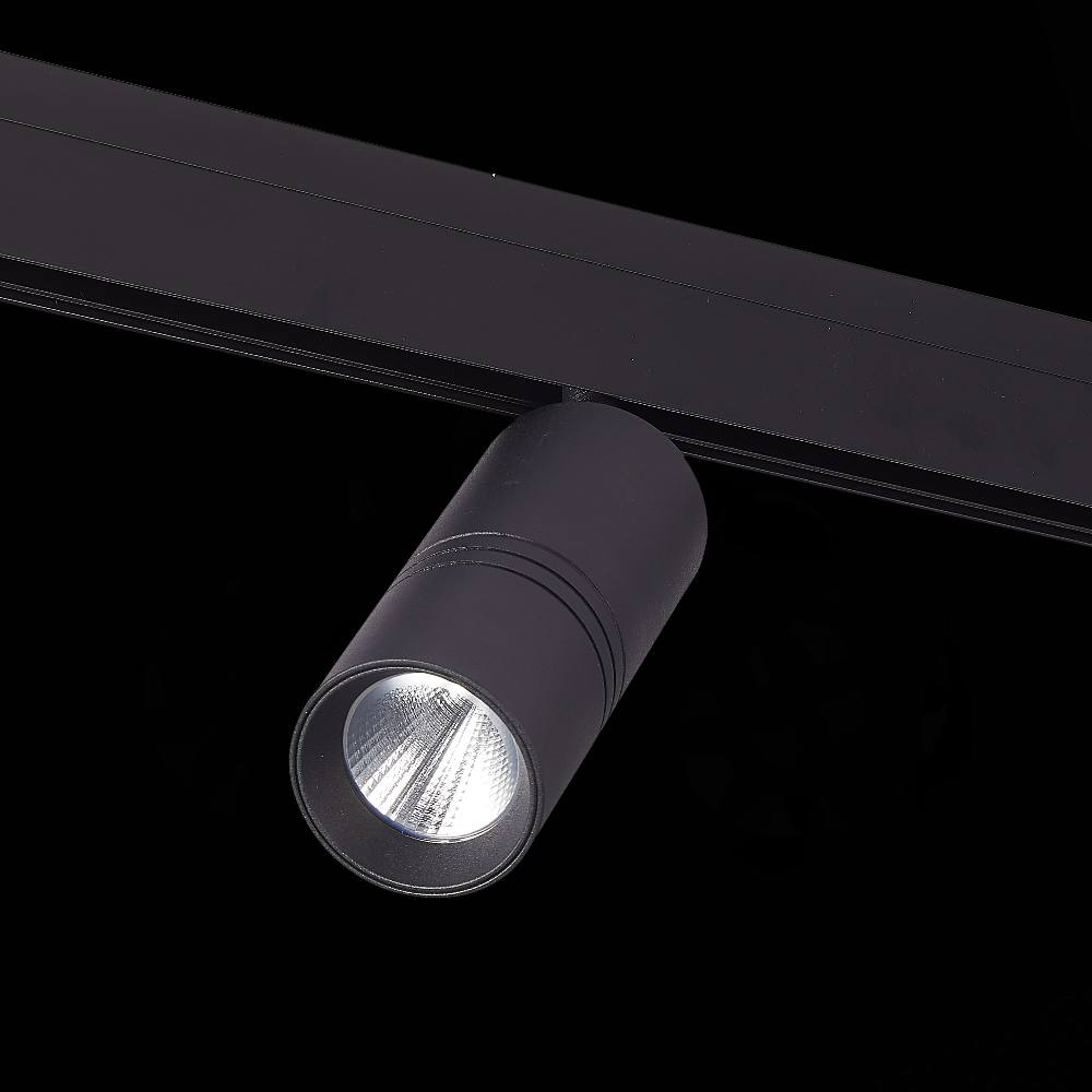 ST365.446.20.1 Магнитный трековый светильник Черный LED 1*20W 4000K 1 530Lm Ra>90 36о IP20 L-xW60xH1 СКАЙЛАЙН 48V, фото 4