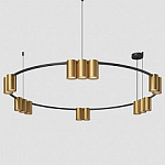 Подвесная люстра Denkirs Orbit DK4067-BK+SG, фото 1