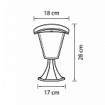 Наземный низкий светильник Lightstar Lampione 375970, фото 3