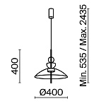 Подвесной светильник Maytoni MOD185PL-L6B3K3, фото 4