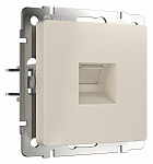 Розетка Ethernet RJ-45 без рамки Werkel айвори матовый W1181062, фото 2