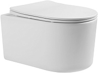 SET AQUATEK МИЯ 4в1 (рама AQUATEK Standard INS-0000012+ кркпеж KKI-0000002+клавиша KDI-0000020+унитаз МИЯ AQ2004-00 с тонким сиденьем soft-close, фото 4