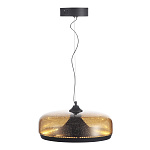 SL6014.603.01 Светильник подвесной ST-Luce Черный/Коричневый, с пузырьками LED 1*42W 3000K РИПЛ, фото 3