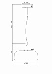Подвесной светильник Maytoni MOD127PL-L6SG, фото 3