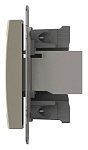 Розетка двойная Ethernet RJ-45 без рамки Elbi Eleсtriс Zena Vega 609-010300-248, фото 4