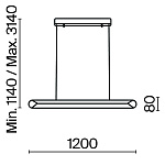 Подвесной светильник Maytoni MOD276PL-L40B3K, фото 3
