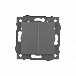 Выключатель проходной двухклавишный без рамки Arlight SWT 049894, фото 3