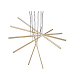 SL394.223.06 Светильник подвесной ST-Luce Матовое золото/Белый LED 6*16,6W 4000K БАСОНИ, фото 2