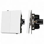 Выключатель двухклавишный без рамки Arlight SWT 054058, фото 2