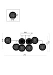 Люстра Freya FR8016PL-08BBS, фото 2
