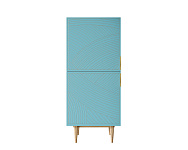 Вертикальный комод с двумя дверками "Line" LN05/GR1/blue, фото 1