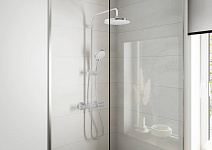 26276000 HG Vernis Blend Showerpipe 200 термостатическая душевая система, фото 4