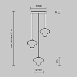 Подвесной светильник Maytoni MOD359PL-L17BS3K, фото 4