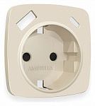 Накладка для розетки с заземлением и со шторками и 2хUSB type A и C Ambrella Volt OMEGA OP3300