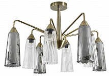 Люстра на штанге Indigo Campana 13028/8R Brass