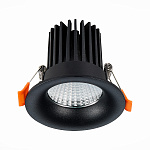 ST703.448.10 Св-к встр. Черный LED 1*10W 4000K 900Lm Ra>90 38° IP20 D85xH75 170-240V Встраиваемые светильники, фото 3
