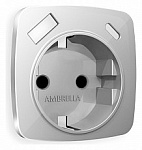Накладка для розетки с заземлением и со шторками и 2хUSB type A и C Ambrella Volt OMEGA OP4100