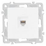 Розетка телефонная RJ-11 без рамки Arte Milano am-206 206.51-1.white, фото 2