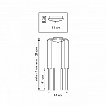 Подвесная люстра Lightstar Tubo L8T747243, фото 4