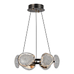 SL6018.203.48 Светильник подвесной ST-Luce черный/ золотистый / прозрачный LED 1*48W 4000K МИСТЕРИ, фото 2