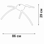 Потолочная люстра Vitaluce V25130DT V25130DT-0/3PL, фото 3