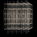 Подвесная люстра O-LUCE Cosmic Glass ячейка 15*15 см 1094011-0, фото 4