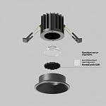 Встраиваемый светильник Maytoni Technical Round DL058-7W4K-B, фото 4