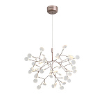 SL379.203.45 Люстра подвесная ST-Luce Медный/Белый LED 45*0,5W 3500K РАФИНА