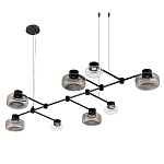 SL6005.403.08 Светильник подвесной ST-Luce Черный/Дымчатый, Прозрачный LED 8*3W 3000K ВАЛЛО, фото 2
