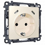 Розетка с заземлением и 2хUSB type C, без рамки Ambrella Volt ALFA MA330510