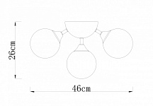 Потолочная люстра Arte Lamp Fobos A2704PL-5SG, фото 4